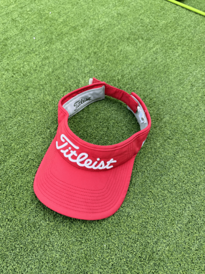 Red Titleist Visor