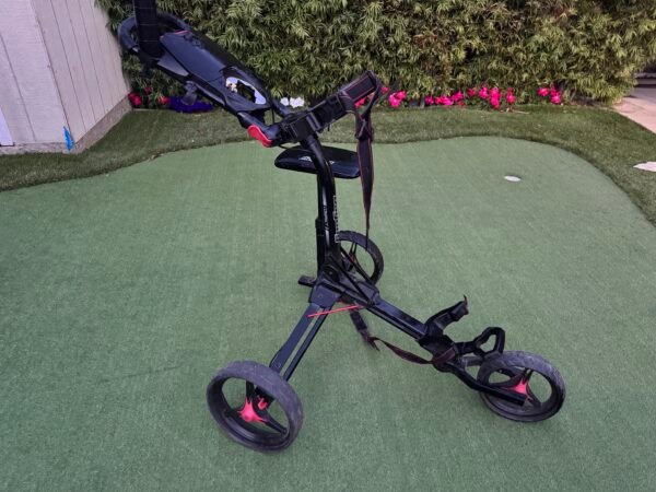 Bagboy Pushcart with attatchable seat